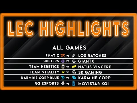 LEC Highlights ALL GAMES Week 1 Day 1 | LEC 2026 Versus by Onivia