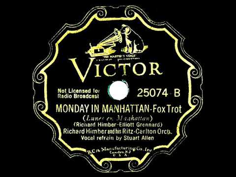 1935 Richard Himber - Monday In Manhattan (Stuart Allen, vocal)