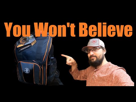My NEW Klein Tool Bag- You Won't Believe How much this Fits!!