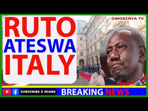 Breaking News: Habari Mbaya Kuhusu Rais Ruto Akiwa Italy Yatetemesha Ikulu Ya Kenya