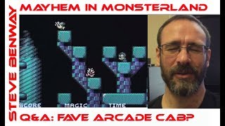 Mayhem in Monsterland on C64 / Q&A: Fave Arcade Cab?