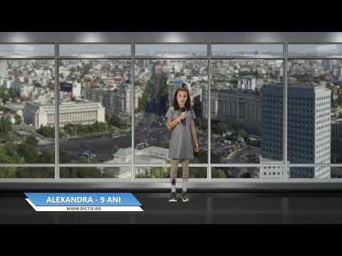 ALEXANDRA MINCU ne prezintă vremea - Proiect Meteo cu Daniel Nițoiu la Școala TV Dicție.ro