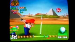 Mario Golf Hole-In-One Shy Guy Desert Hole 12