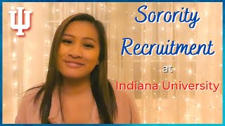 EVERYTHING YOU NEED to KNOW about SORORITY RECRUITMENT | INDIANA UNIVERSITY