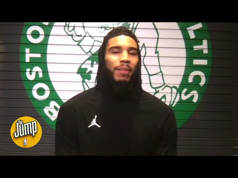 ジェーソン・テイタム、彼は2インチを成長した場合の空気をクリアします。 (Jayson Tatum clears the air on if he grew two inches | The Jump)