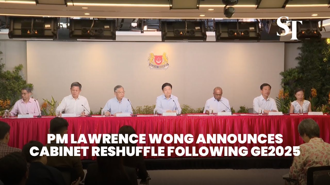 [FULL] PM Lawrence Wong announces Cabinet reshuffle following GE2025 | Press conference