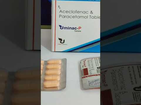 Uminac-p aceclofenac paracetamol tablets, 425mg, treatment: ...