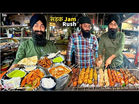 99/- Dubai Brothers ka Ultimate Tandoori Sham ka Nashta | Street Food India