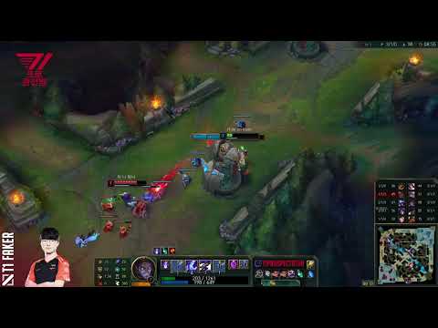Daily League : T1 Faker Sylas 1v3ing against T1 Oner Talon