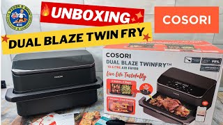Cosori Dual Blaze Twinfry Smart Air Fryer Unboxing & How To Set Up