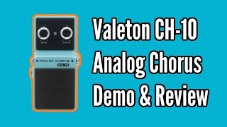 Video thumbnail for Valeton CH-10 Chorus Pedal Demo & Review by Yet Another Guitar Channel