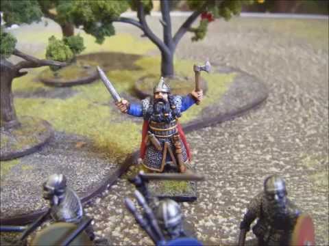 Saga Battle Report 001 - Anglo-Saxon vs Jomsviking