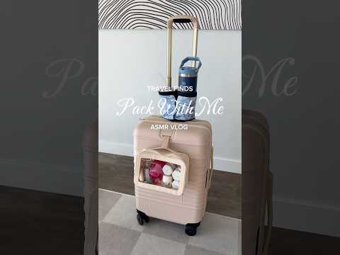 Over Pack My Carry On With Me #restockasmr #packwithme #travelvlog #travelhacks #asmrpacking