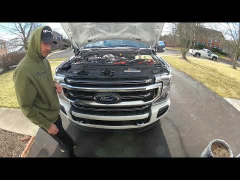 Installing Strobe Lights On my 2022 F250 Platinum