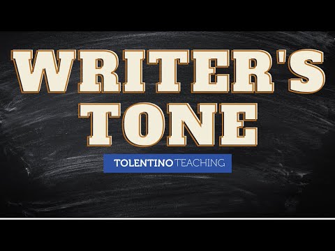 How to Determine the Writer's Tone