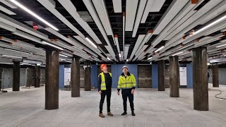 A Corvin-negyed metróállomás építészeti koncepciója