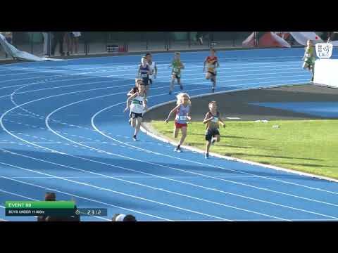 Boys Under 11 800m H5 - 2020 State Combined Events Championships // LAVicTV