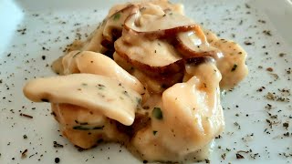 Bocconcini di pollo ai funghi porcini (SALVACENA)