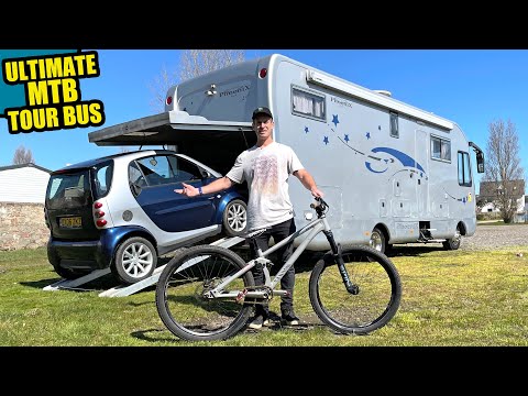 MY NEW MOTORHOME IS INSANE - ULTIMATE MTB TOUR BUS!