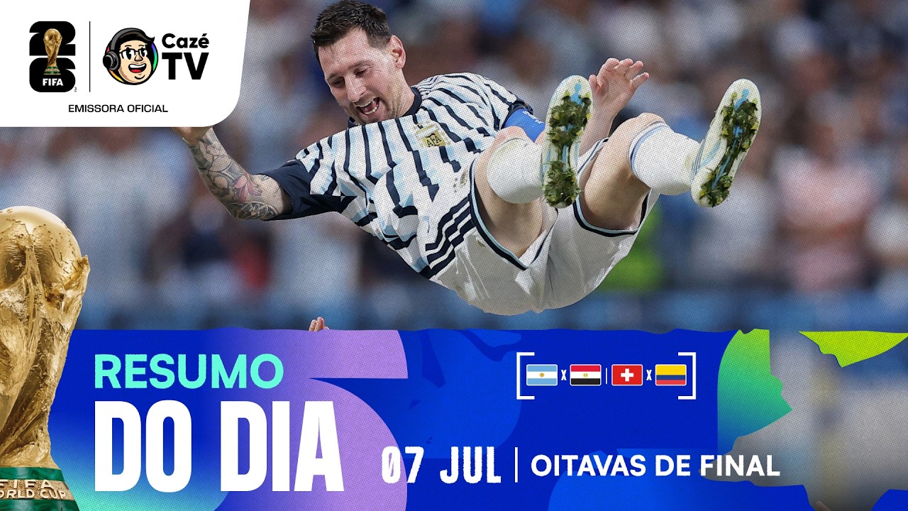 TUDO QUE ROLOU NO 27º DIA DE COPA DO MUNDO | RESUMO DO DIA - 07/07 | OITAVAS DE  FINAL