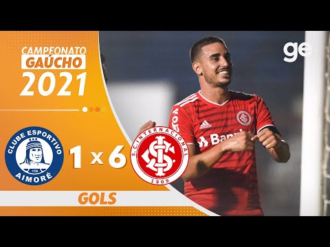 AIMORÉ 1 X 6 INTERNACIONAL | GOLS | 10ª RODADA GAÚCHO 2021 | ge.globo