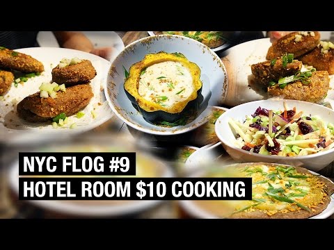 5-COURSES $10 MENU ! Trader Joe's Challenge 2/2  |  NYC FLOG #9