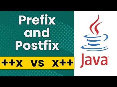 Prefix Postfix Operators In Java