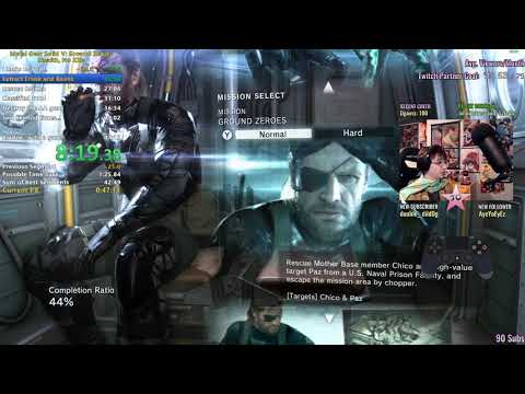 [SGDQ 2020 Submission] MGSV: Ground Zeroes Stealth/No Kills Normal NG+ Speedrun 0:44:06 (3-4-2020)