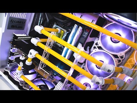 $3000 WATER COOLED GAMING PC - Lian Li O11 Dynamic Deconstructed