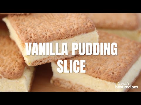 How to make an easy vanilla pudding slice dessert | Australia's Best Recipes
