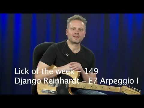 Lick of the Week - 149 - Django Reinhart | E7 Arpeggio