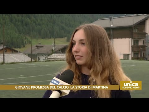 Giovane promessa del calcio, la storia di Martina