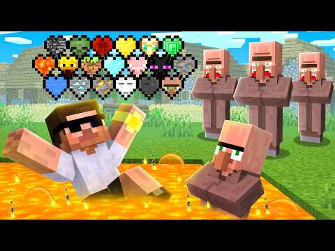 Minecraft But We Have Powerful Ore Hearts..
