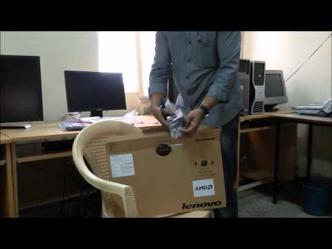 Lenovo G50‐45 Laptop 80E300GYIN AMD A8 - Snapdeal @ Rs 23823 -Unboxing