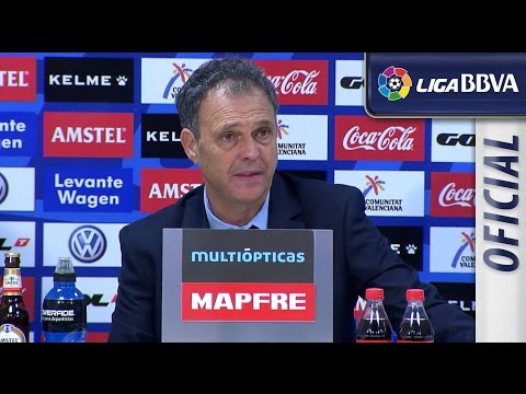 Rueda de Prensa de Caparrós tras el Levante UD (1-0) Málaga CF - HD