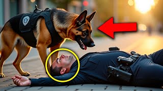 Un Oficial De Policía Estaba Sufriendo Un Infarto, Pero Su Amigo K9 Arriesgó Su Vida Para Salvarlo