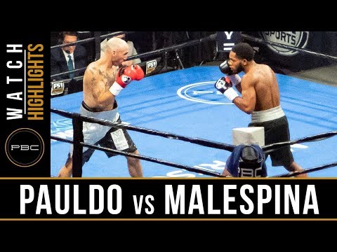 Pauldo vs Malespina FULL FIGHT: February 23, 2019 - PBC on FS1