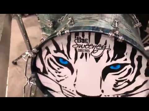 Doc Sweeney Drums at NAMM 18 on Drum Talk TV