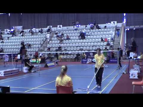 MMČR badminton 2014 MS Marc ZWIEBLER - Nick FRANSMAN game 1