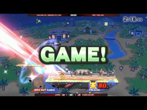 GENESIS 3 - SCB|NCJacobT (Pikachu) vs Lumen (ZSS) - Wii U Singles WR3: A49