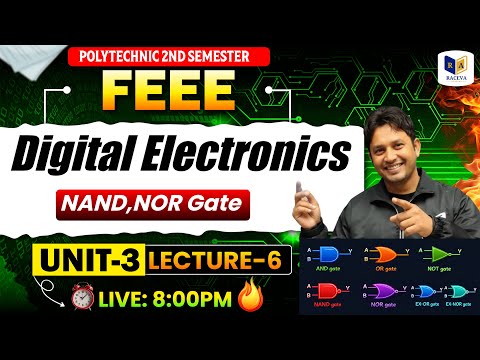 📚Digital Electronics | FEEE ( UNIT-3 ) Lecture-6🔥 | Polytechnic 2nd Semester |#racevasemester