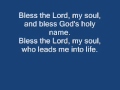 Bless the Lord, my soul (Taizé) - Tenor part 
