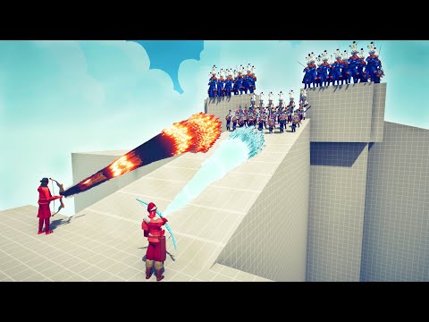 GODS DUO vs 100x OTTOMANS - Totally Accurate Battle Simulator TABS