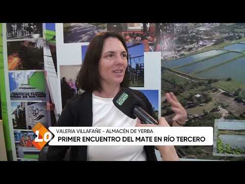 Primer encuentro del mate en Río Tercero, Valeria Villafañe