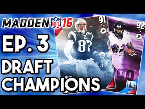 Madden 16 Draft Champions Ep.3 - GRONK Playing WR?!