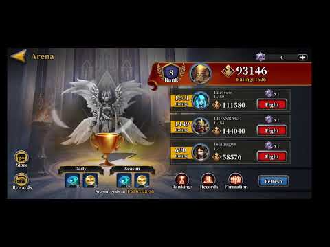 RANKED IN THE TOP 10 FOR ARENA!!!- Idle Arena Evolution legends