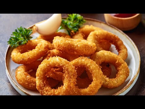 KÄSE-ZWIEBELRINGE | Fingerfood und Party-Snack