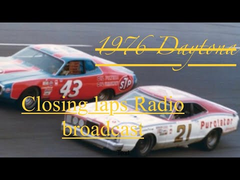 Legendary Commentators Call the Final Laps of the 1976 Daytona 500
