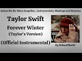 Taylor Swift - Forever Winter (Taylor's Version) (Official Instrumental)