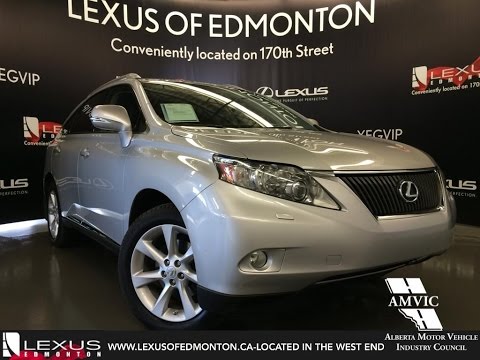 Used Silver 2012 Lexus RX 350 AWD Touring Review | Leduc Alberta